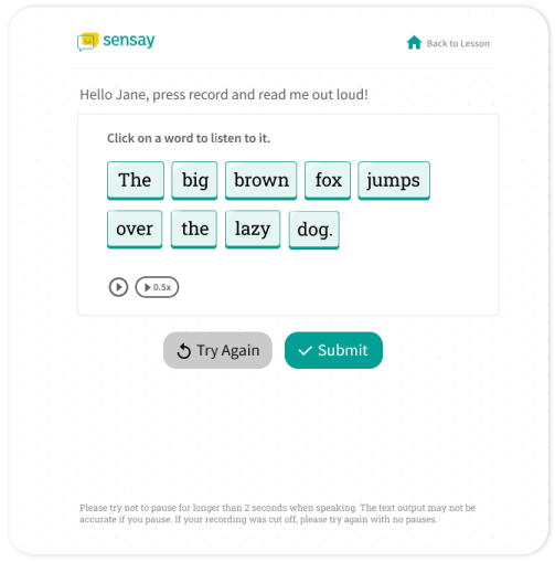 Students can Record Their Speaking Assignments Students can Record Their Speaking Assignments